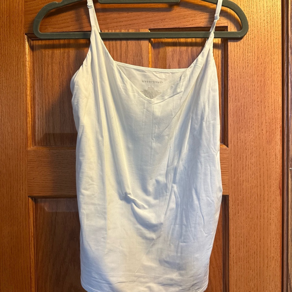 White House Black Market Women's White Camisole Top
